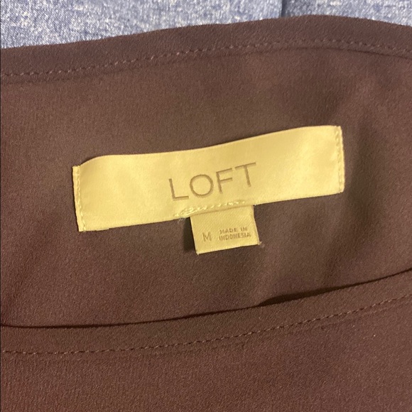 Purple Relaxed Long Sleeve Blouse - Picture 7 of 8